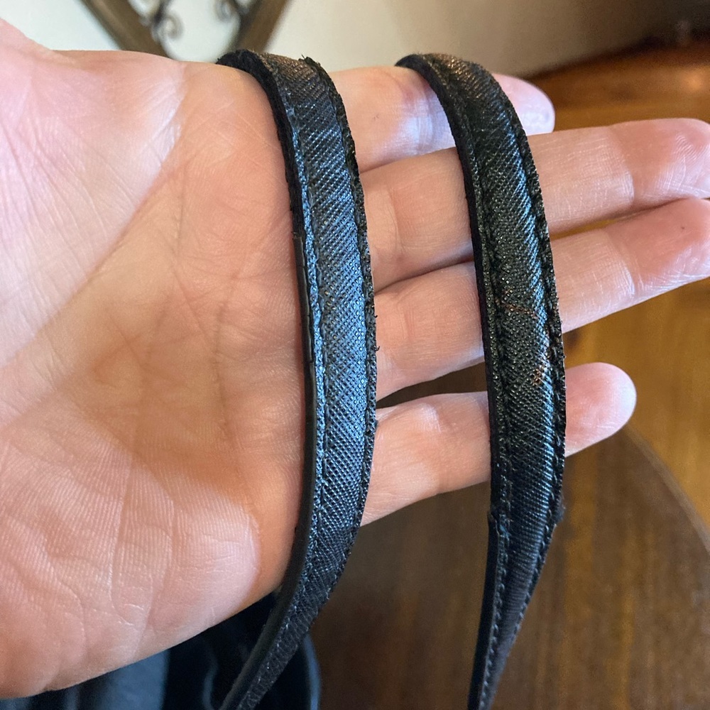 Black Large Canvas MK Michael Kors preloved tote ahoulderbag - Picture 4 of 13